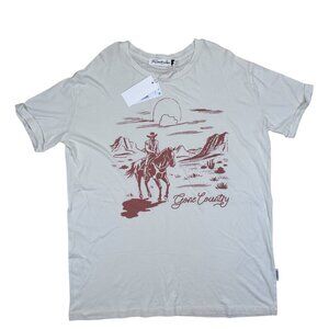 The Laundry Room Small Western T-Shirt Oversized Horse Cowboy Boho